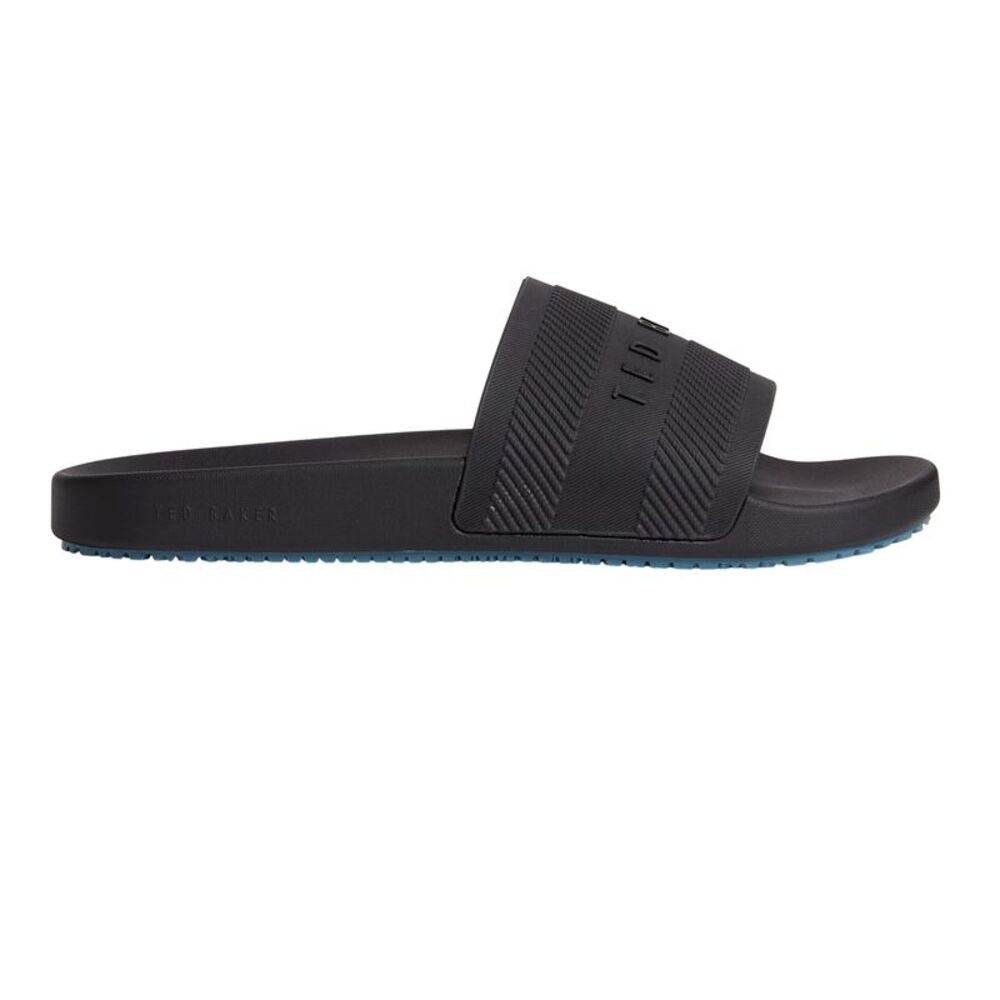 Ted Baker Mens Moulded Footbed Flat Sliders / Black